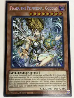 Phara the Primordial Goddess - CORI-EN022 - Secret Rare - Image 1