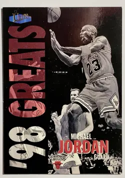 Michael Jordan ‘1998 Fleer Ultra Gold ‘98 Greats # 259 Chicago Bulls - Image 1