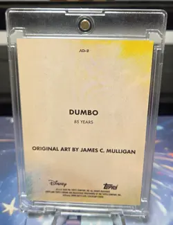 2026 Topps Chrome Disney-#AD-2 Dumbo-Original Art by James C Mulligan-RARE SSP - Image 2