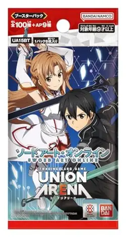 UNION ARENA Booster Pack Sword Art Online UA15BT BOX=16packs Trading Card Bandai - Image 3