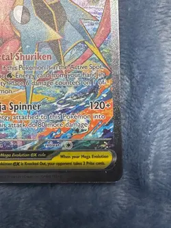 Mega Greninja ex 116/086 Me04: Chaos Rising Holo - Image 4