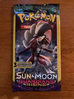 Pokemon Guardians Rising 3 Card Booster Pack New Factory Sealed Sun & Moon 2017 - Image 2
