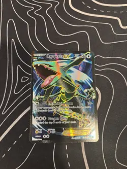 Pokemon TCG Rayquaza EX Full Art Ultra Rare Roaring Skies 2015 Card 104/108 - Image 1