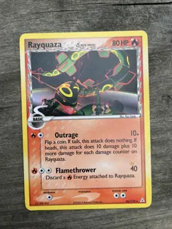 Rayquaza 26/110 Delta Species Non Holo Rare EX Holon Phantoms Pokemon Card - Image 1