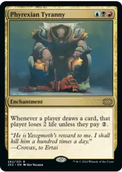 Phyrexian Tyranny MTG Double Masters 2022 RARE NM-MINT MAGIC THE GATHERING CARD - Image 1