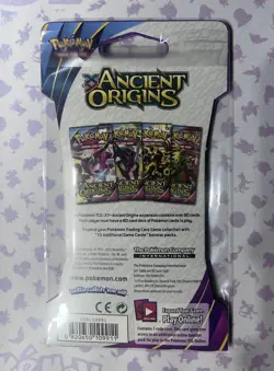 Pokemon Trading Card Game XY-Ancient Origins Sleeved Booster Pack Tyranitar Art! - Image 2
