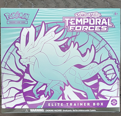 Pokemon TCG Scarlet & Violet Temporal Forces Elite Trainer Box 65 Cards Booster - Image 1