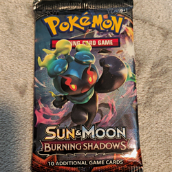 Pokemon TCG Burning Shadows Booster Pack (10 Cards) English Marshadow 6+ 0104 - Image 1