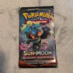 Pokemon TCG Burning Shadows Booster Pack (10 Cards) English Marshadow 6+ 0104 - Image 2