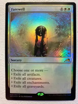 MTG 1x FOIL Farewell # 13 Kamigawa: Neon Dynasty Magic the Gathering Card x1 NM - Image 1