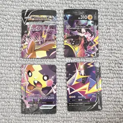 Pokemon TCG Morpeko V-UNION 4-Card Holo English SWSH289/290 good condition - Image 1
