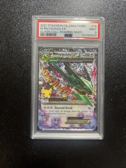 Pokemon TCG M Rayquaza EX Celebrations Classic Collection Holo Ultra Card 76/108 - Image 1