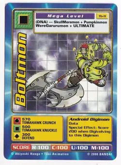 Digimon Boltmon Tb-11 | Taco Bell Promo Card | Digi-Battle Series | Bandai 2000 - Image 1