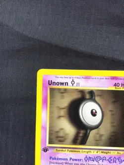 Pokemon Cards: 1st Edition Neo Discovery Common: Unown I 68/75 - Image 2