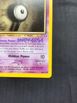 Pokemon Cards: 1st Edition Neo Discovery Common: Unown I 68/75 - Image 4