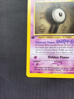 Pokemon Cards: 1st Edition Neo Discovery Common: Unown I 68/75 - Image 5
