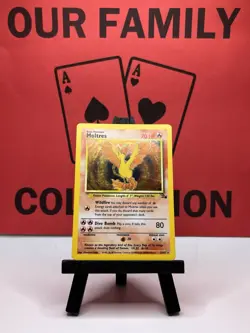 Moltres 12/62 Fossil Holo Rare 1999 WOTC Pokemon Card - Image 1
