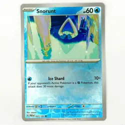 037/182 SNORUNT REVERSE HOLO PARADOX RIFT POKEMON CARD - Image 1
