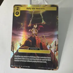 Defy the Heavens MZ2 232/212 Alt Art Metazoo TCG 2025 Torrential Tides Card - Image 2