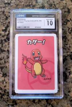 🔥Charmander Old Maid Pokemon Playing Card CGC 10 GEM MINT 2019 Japanese CUTE!✨ - Image 1