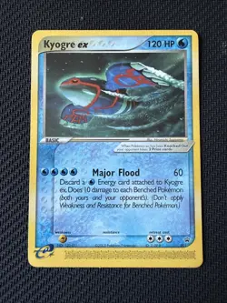 Pokemon Card Nintendo Black Star Promos Kyogre ex 001 Promo - Image 1