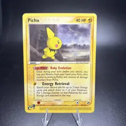Pokemon Pichu TCG Regular Rare Card 20/100 EX Sandstorm NM Near Mint -g - Image 1
