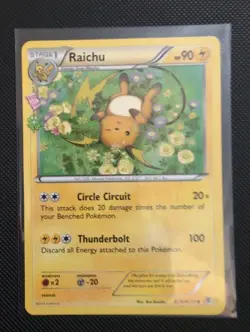 Pokemon Cards Raichu RC9/RC32 Generations Common NM - Image 1