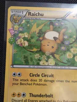 Pokemon Cards Raichu RC9/RC32 Generations Common NM - Image 2