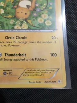 Pokemon Cards Raichu RC9/RC32 Generations Common NM - Image 4