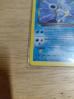 Dark Blastoise 20/82 Rare Team Rocket Non-Holo Pokemon Card - Image 3