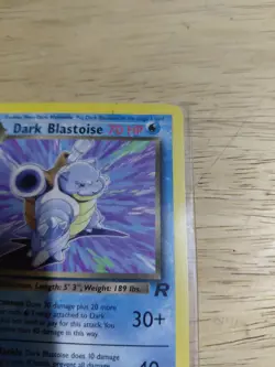 Dark Blastoise 20/82 Rare Team Rocket Non-Holo Pokemon Card - Image 5