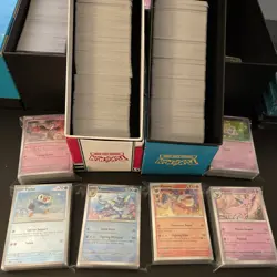 TCG Pokemon Mix Sets Bulk lot Of 1300 Cards SV & ME Era 300 Holo/Rev 1000 Reg NM - Image 1