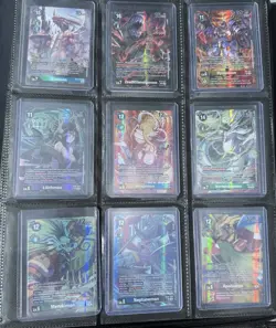 DIGIMON CARD GAME 18 CARD LOT ALTERNATE ARTS NM+ VENUSMON GREYMON BT23 Bt24 Bt25 - Image 1