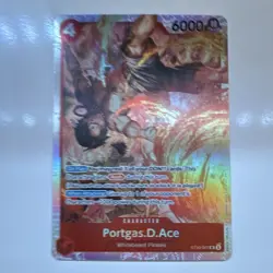 Bandai One Piece Card Game Portgas D. Ace ST30-007 SR Alt Art Foil 6000 EN - Image 1