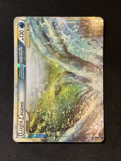 Pokemon Card HeartGold SoulSilver #113/123 Lugia Legend (Top) -LP - Image 1