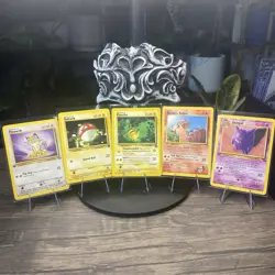 Vintage Pokemon Card Lot WOTC Era Meowth, Pikachu,Gengar,Blaine’s Vulpix,Voltorb - Image 1