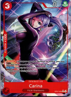 Carina (Parallel) OP07-005 500 Years in the Future Foil One Piece NM A8 - Image 1