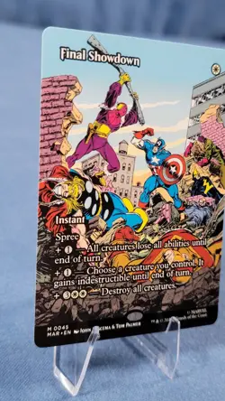 Final Showdown (Borderless) Marvel Universe Eternal-Legal Regular - Image 5