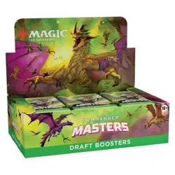 WOTC MTG Commander Masters Draft Booster Box - 24 Packs (Factory Sealed) - Image 1