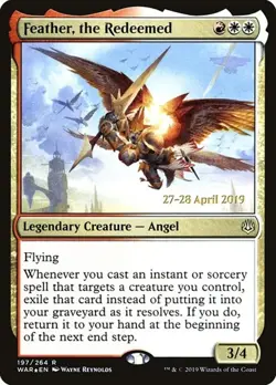 Feather, the Redeemed - Foil Prerelease Promo War of the Spark NM MTG - Image 1