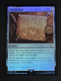 MTG Final Fantasy World Map Foil 0270 NM - Image 1