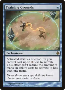 MTG Rise Of The Eldrazi Training Grounds x1 Rare Blue Enchantment NM/M - Image 1