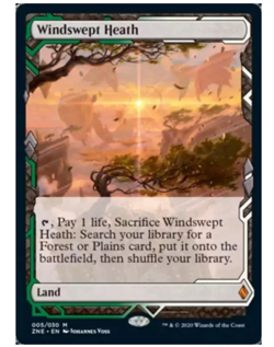 MTG Windswept Heath Near Mint Normal Zendikar Rising Expeditions - Image 1