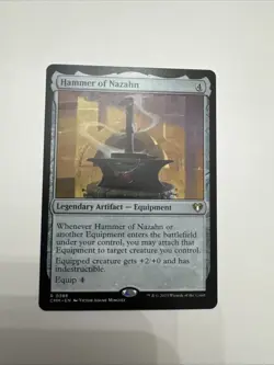 Hammer Of Nazahn Mtg Magic The Gathering Card - Image 1