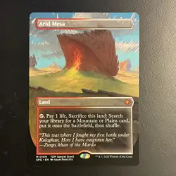 Wizards of the Coast Magic: The Gathering Arid Mesa Land TDM Special Guest 2025 - Image 1