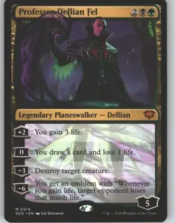 Professor Dellian Fel 214 Mythic Secrets of Strixhaven Magic: The Gathering NM - Image 1