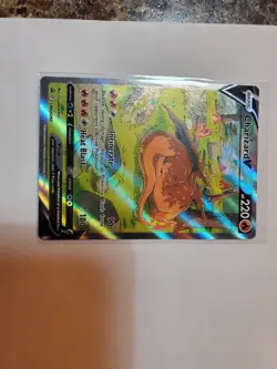 Pokemon TCG Charizard v SWSH260 Holo Rare Card Sword & Shield Promo - Image 1