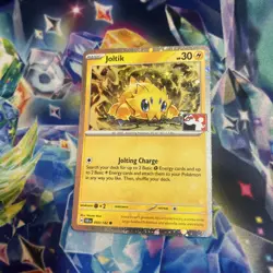 Joltik Holo Pokemon Prize Pack Series 7 Promo Pokemon Card NM/LP Stamp - Image 1
