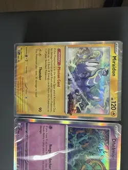 Pitch Black Prerelease Stamped Promos (Set Of 4) Sealed In Hand Pokemon - Image 2