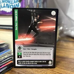 2001 Star Wars: Jedi Knights Trading Card Game 1st day Printing Han Solo, Rare - Image 1